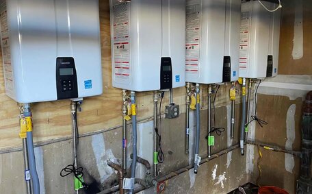 install hot water system ?